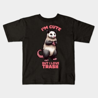 cute possum quote Kids T-Shirt